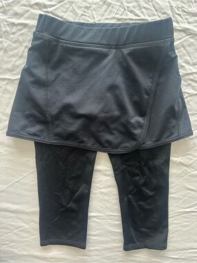 L.L.Bean Girls Athletic Skort Leggings Size 5-6 🖤